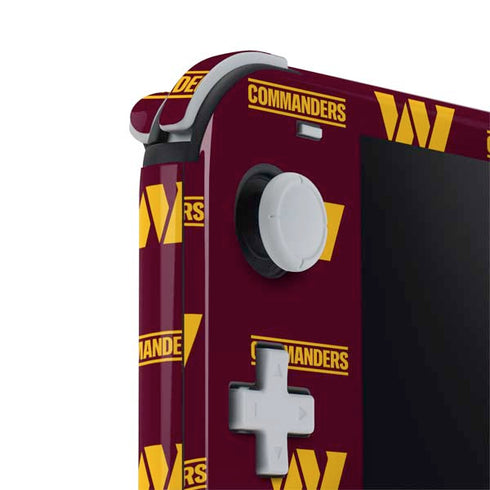 NFL Washington Commanders Blitz Series Nintendo Switch Lite Skin